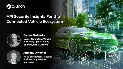 API security Insights into the Connected Vehicle Ecosystem