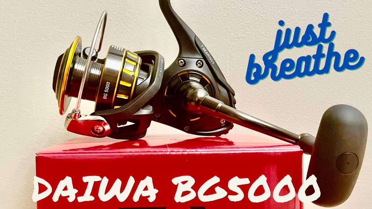 DAIWA BG5000 FISHING REEL UNBOXING 