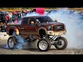 Lifted F350 Dually is the KING OF BURNOUTS!