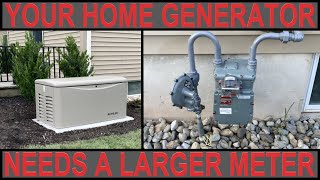 Upgrade Your Gas Meter If You Add A Home Emergency Standby Generator by Enthusiasts Garage 8,887 views 1 year ago 6 minutes, 33 seconds