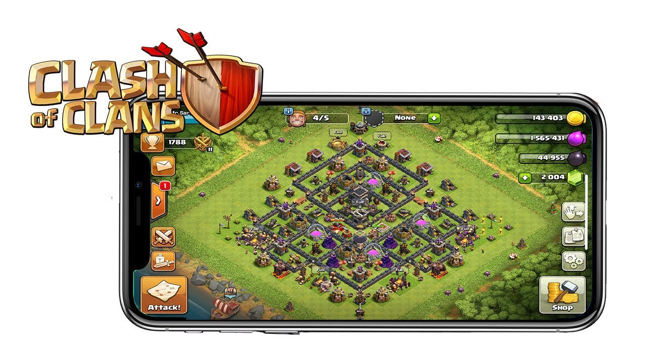 Clash of clans iphone. Clash of Clans на айфон. Как запустить Clash of Clans на iphone. Как установить клеш офткланс на айон.