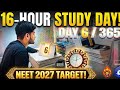 Day 6/365 daily 15 hours study challenge#365dayschallenge#neetaspirant #neet#neetmotivation#jee#upsc