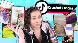 Trying MORE TikTok Crochet Hacks!