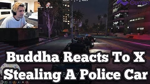 Buddha Reacts To X Stealing A Police Car | No-Pixel 3.1