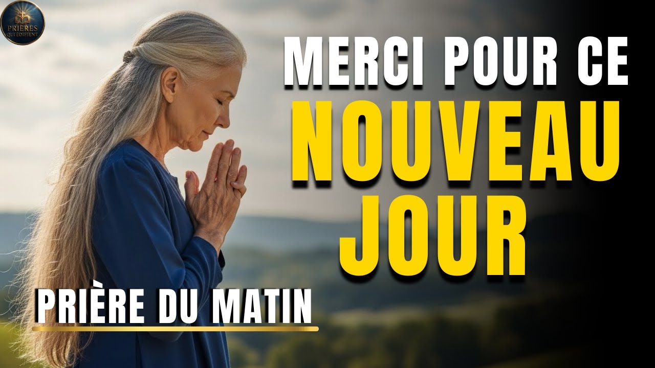 PRIÈRE DE GRATITUDE : Merci Seigneur pour ce Nouveau Jour de Vie