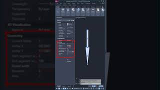 #autocad _2 | Polyline - Some options with polyline