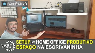 Organize seu SETUP e seja mais produtivo. Upgrade no Home Office. Faça você mesmo - DIY.