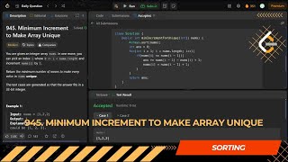 LEETCODE DAILY QUESTION 945 | Minimum Increment to Make Array Unique | Is Kabir Coding #leetcode