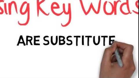 Paraphrasing Key Words