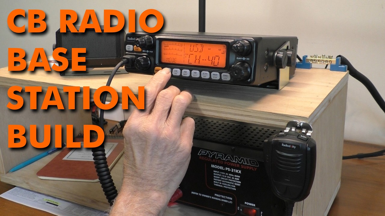 CB Radio Base Station Build with lightning protection - YouTube