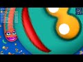 WormsZone.io World Biggest Worm Trolling With Tiny Worm Epic WormsZoneio Best Gameplay Moments #632