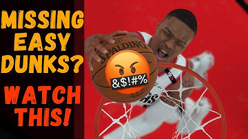 NBA 2K19 Gameplay Sliders #13 : Why Easy Dunks Miss & The Settings To Fix It! [Adjustments Tutorial]
