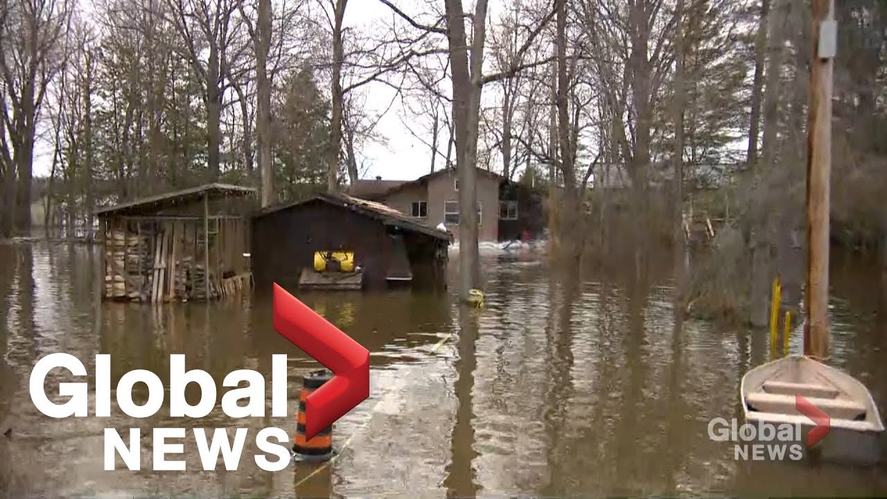 ⁣Canadian military surveys flood relief efforts in Ottawa