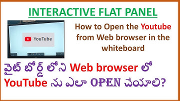 32 How to open YouTube lesson in Whiteboard (IFP )