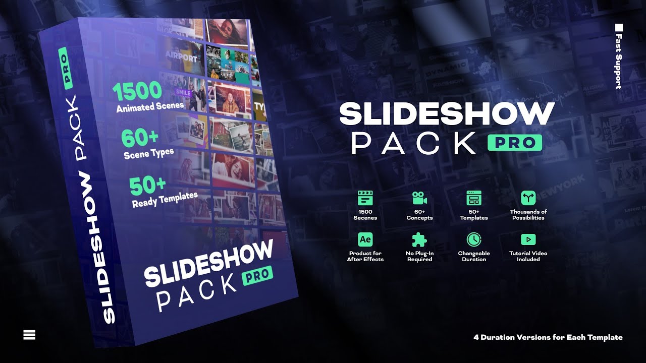 Slideshow Pack Pro - After Effects Slideshow Template Library - YouTube