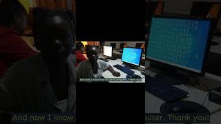 ✨ Empowering Hannah with Computer Training ✨ #girls #computereducation