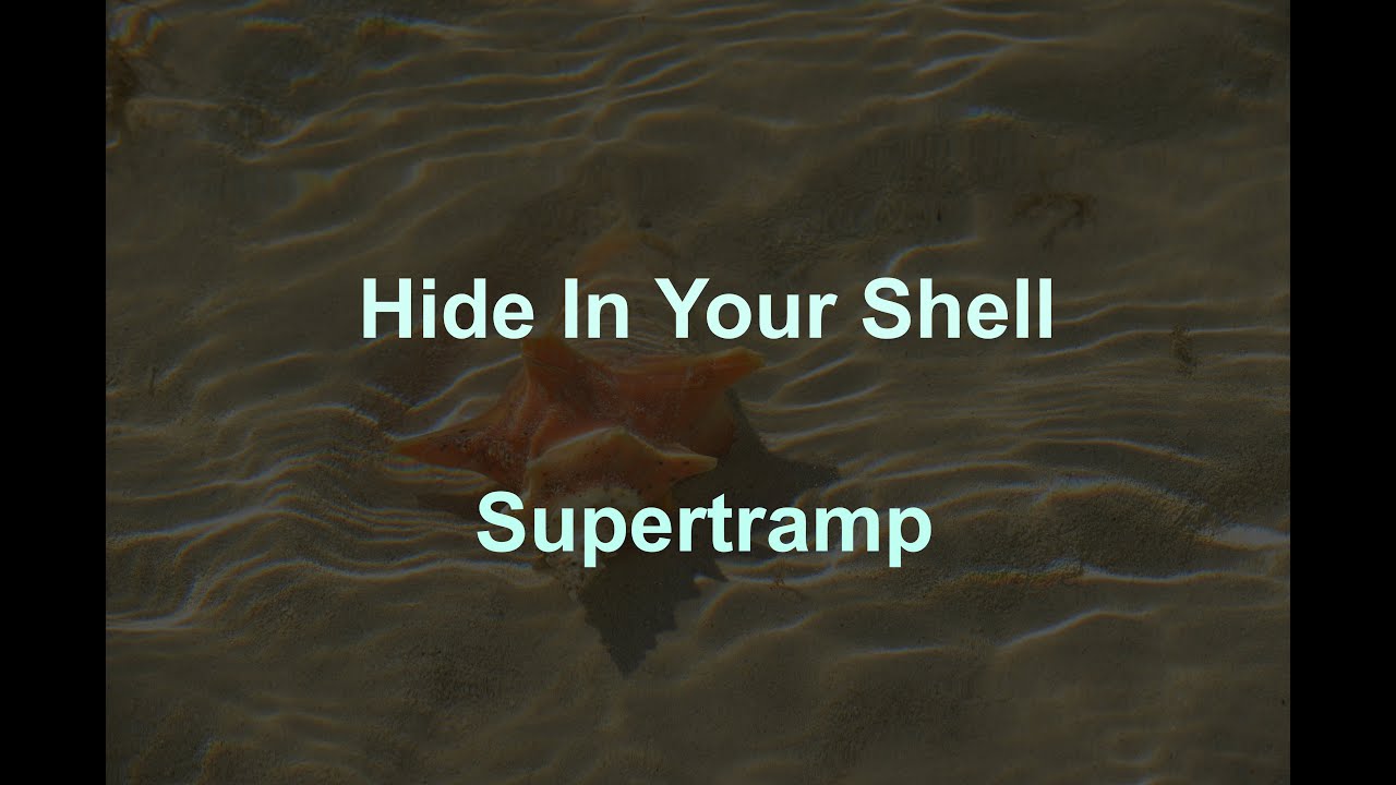 Hide In Your Shell -  Supertramp - with lyrics