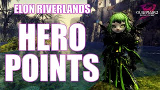GW2 - Elon Riverlands Hero Points Guide - Guild Wars 2 Path of Fire