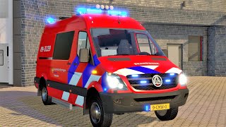 Emergency Call 112 Sim - Dutch Fire Chief On Duty! 4K