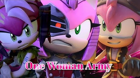 Sonic Prime Amv  - One Woman Army / Amy - Rusty - Thorn - Black Rose