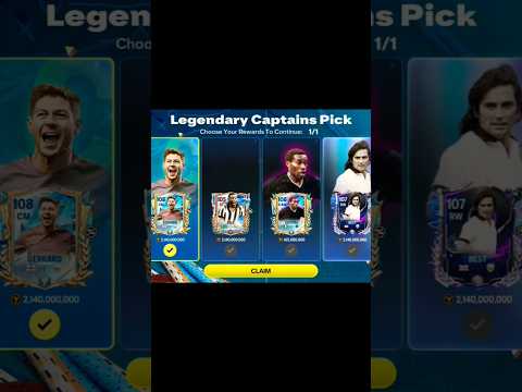 5x Legendary Captain's Pick!! 😱 #fcmobile