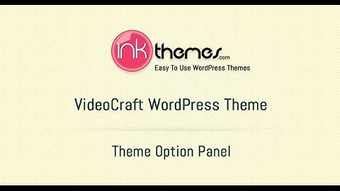 Video WordPress Theme : VideoCraft