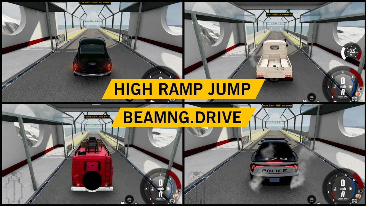 High Ramp Jump | BeamNG.Drive | Steam Deck Gameplay - YouTube