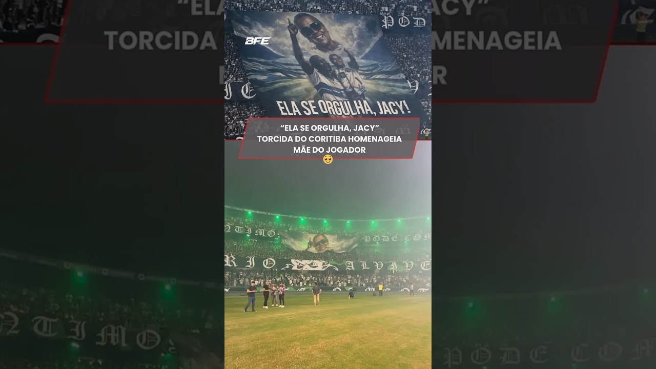 Torcida do Coritiba homenageia Jacy #coritiba #jacy #futebol