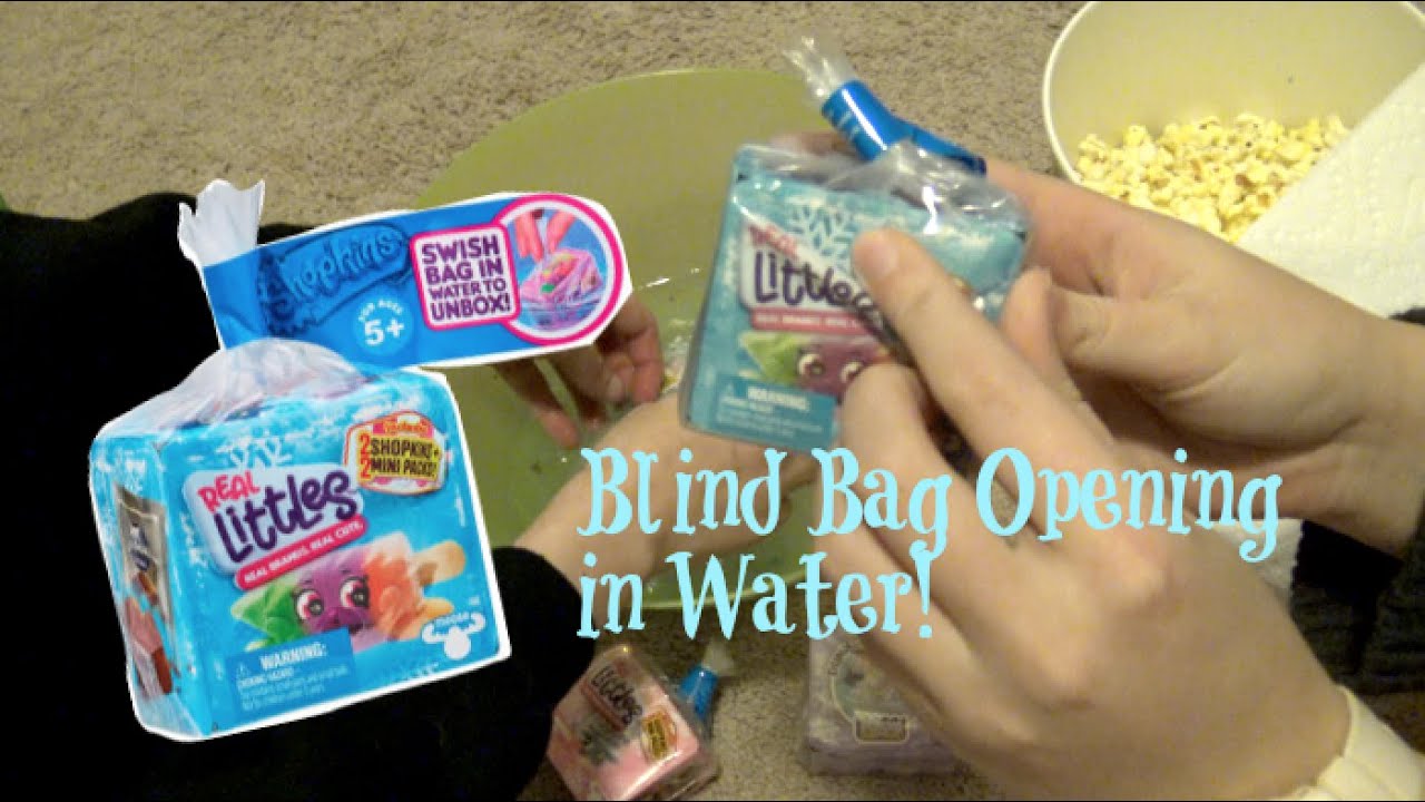 SHOPKINS Real Littles Season 13 Blind Bags! Opening in WATER! YouTube