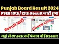 PSEB 10th Result 2024 Kaise Dekhe  How to Check PSEB Class 10 Result Punjab Board 10th Result 2024