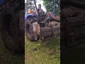 the initial process of working on the fields using a plowing machine #shorts
