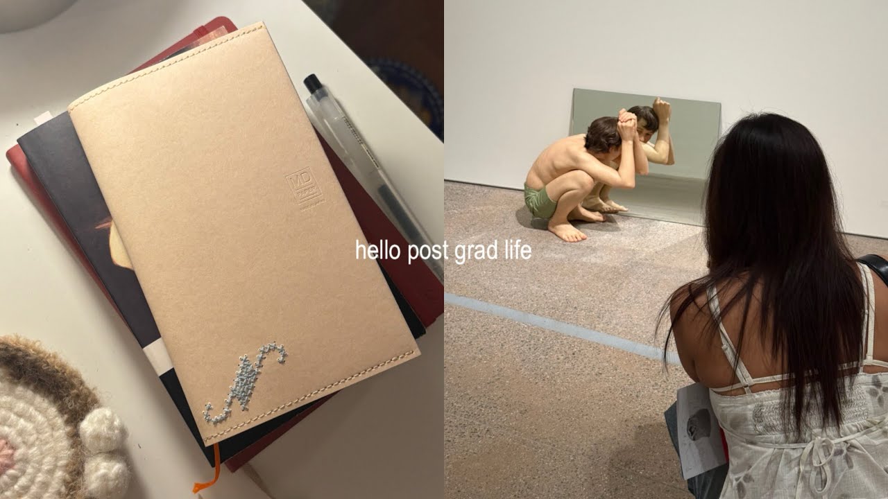 post grad vlog. getting ready for my first 9-6 in architecture 