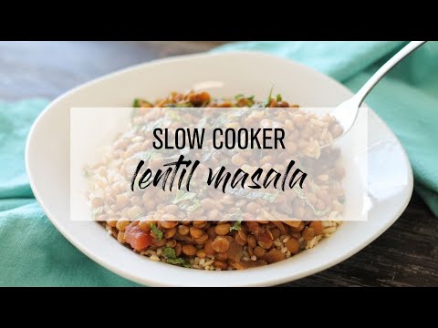 Slow Cooker Lentil Masala