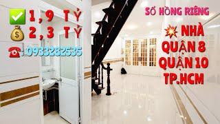 #090 #097 Nhà 2 lầu 1,9 tỷ, quận 10, Tphcm - Nhà Đất 535