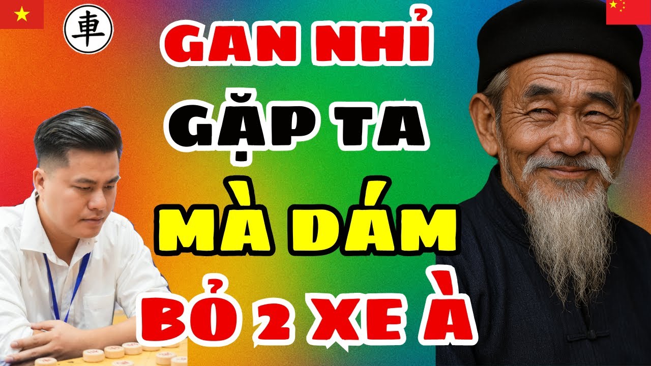 [cờ tướng] LẠI LÝ HUYNH bị ép quân phải bỏ 2 xe khiến người xem thót tim