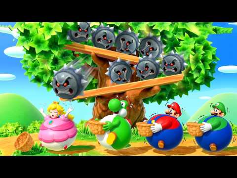 Mario Party Superstars – Epic 4-Player Minigame Battle! Yoshi Vs Mario Vs Peach Vs Luigi (4K UHD)