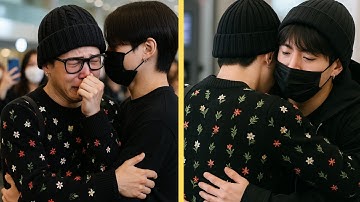 Jimin Hugged Jungkook at the Airport While Crying, What Happened