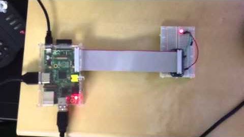 Blinking an LED with a Raspberry PI