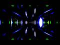 4K TUNEX – Unendliches Blaues Neon-Portal | Futuristischer Sci-Fi Tunnel 4K (2 Stunden Ohne Audio)