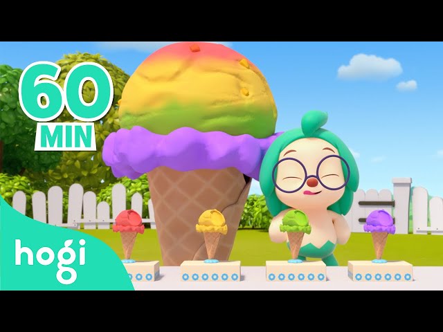 Ice Cream Color Song + More｜Colors Songs｜Learn Colors for Kids｜Pinkfong u0026 Hog class=