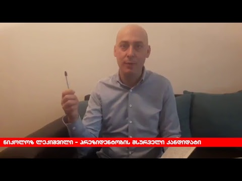ნიკოლოზ ლეკიშვილი - პრეზიდენტობის მსურველი კანდიდატის პროგრამა