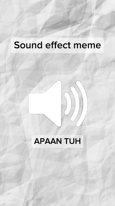 Apaan tuh - Sound effect meme  #meme #soundeffects #funny #shorts