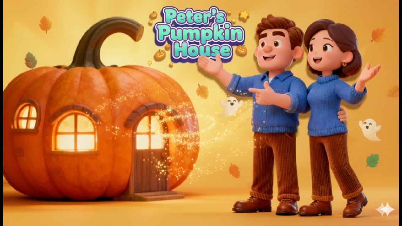 Peter's Pumpkin House 🎃 Pumpkin Song for Kids & Nursery Rhymes
