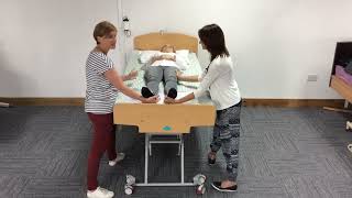 2 Handler slide up bed with insitu slide sheets