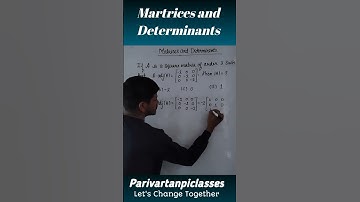 Matrices and Determinants Most important Questions/PYQs/MCQs