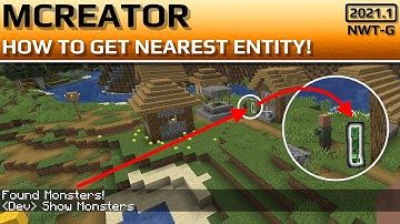 MCreator 2021.1: Nearest Entity Procedure Blocks