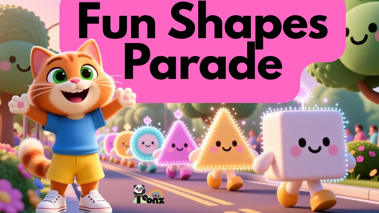 Fun Shapes Parade: Dive into Learning with Jolly Cat! | Kids Shape ...