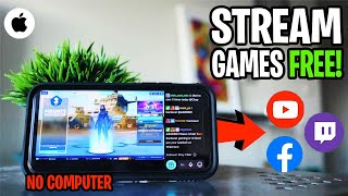 How to Stream iPhone Games FREE to Twitch, YouTube, Facebook (NO COMPUTER) screenshot 1