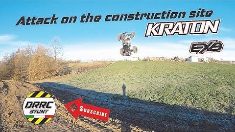 ARRMA Kraton EXB 6s, Attack on the costruction site ( DRRC Stunt )