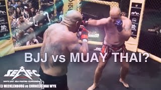 BJJ Black Belt Grappler vs Muay Thai Striker MMA Fight | SEAFC Homeland II